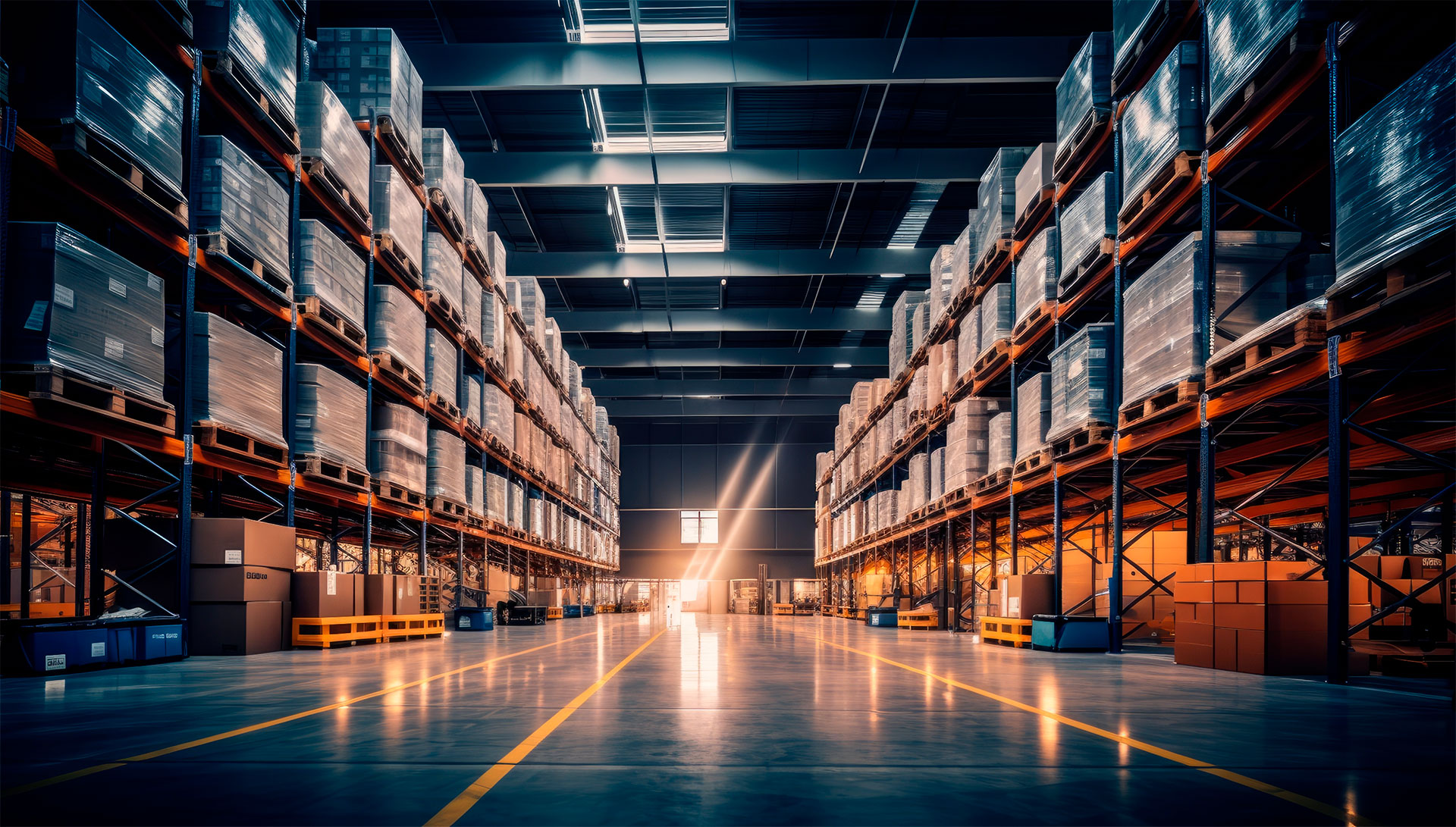 Magazzino di stoccaggio e linee produttive di componentistica elettronica